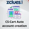 Cs-cart Auto account creation