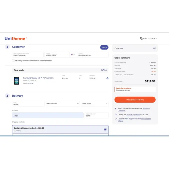 Cs-cart Auto account creation, 3 image