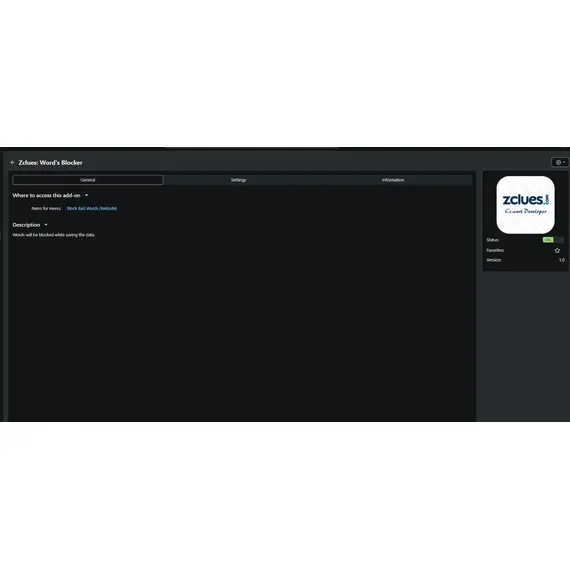 CS-Cart Word’s Blocker, 4 image