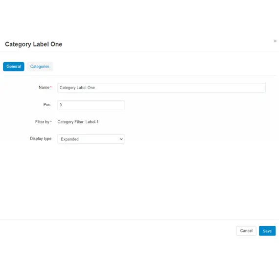 Category Filters by Category Level, 5 image