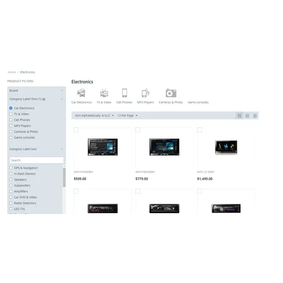 Category Filters by Category Level, 8 image