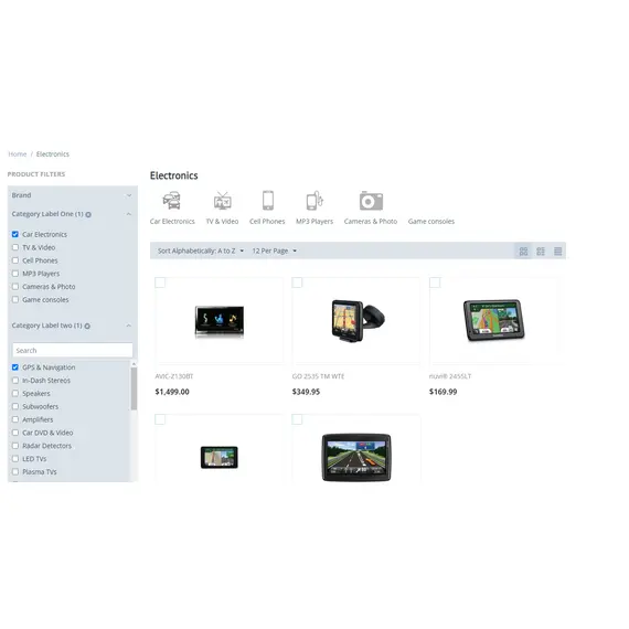 Category Filters by Category Level, 9 image