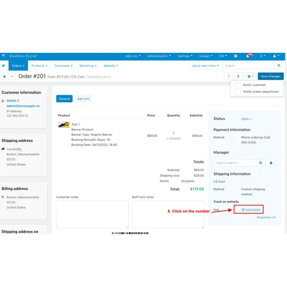 CS-Cart Custom Carrier, 9 image
